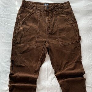 Women’s Brown Corduroy Pants simple society